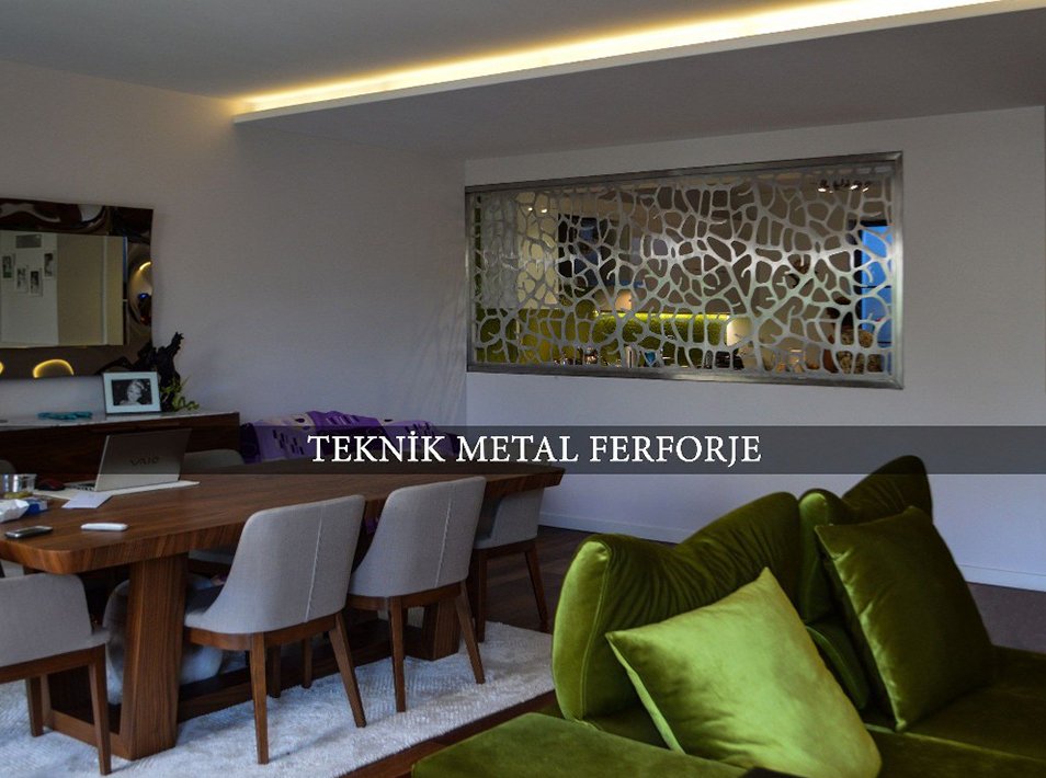 LAZER KESİM SATİNE PASLANMAZ DEKORATİF PANOLAR